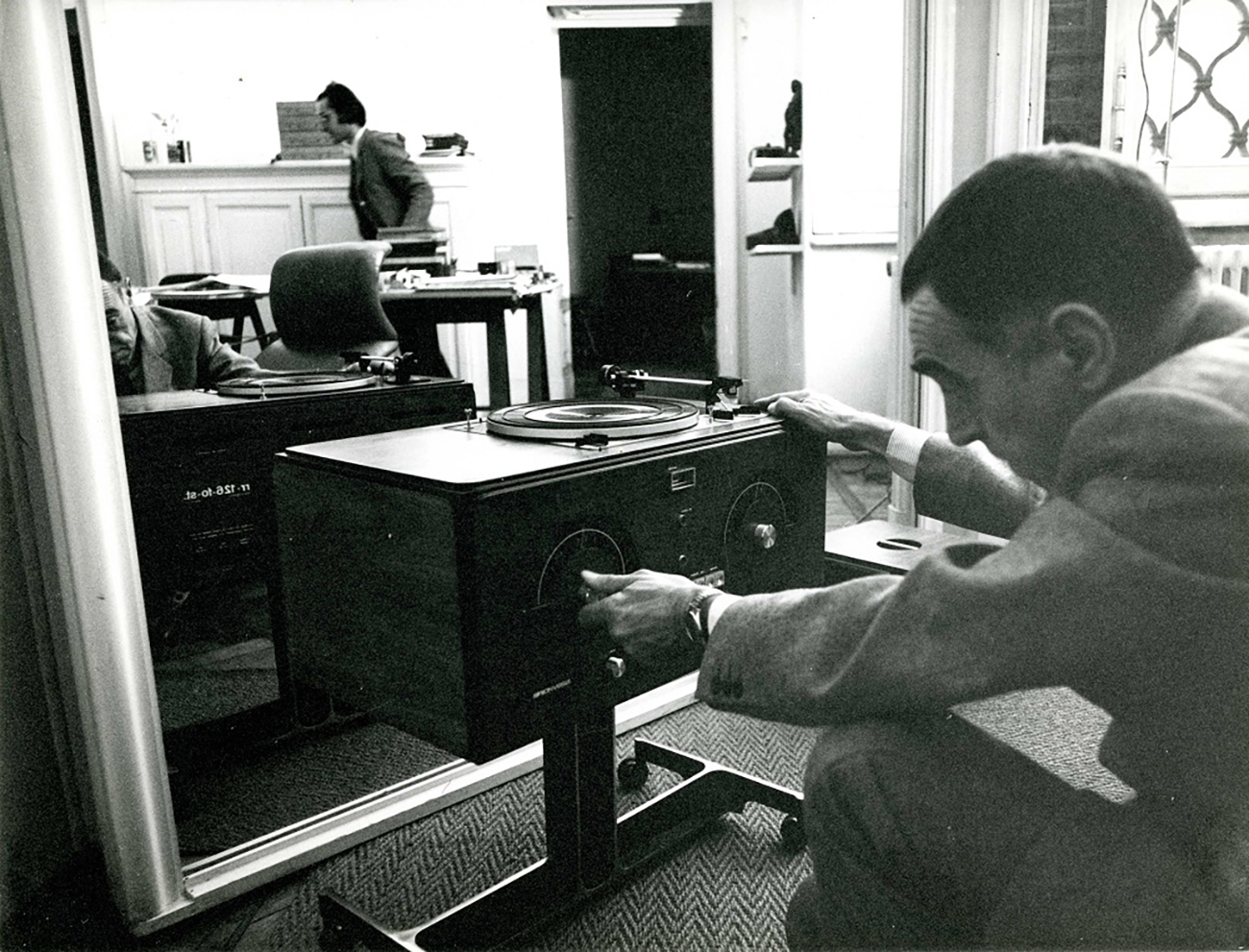 Achille Castiglioni con rr126 (foto F. Biganzoli)