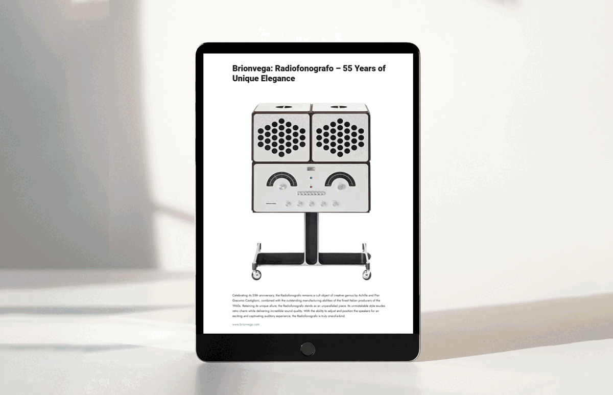 The success of Art Products Brionvega in Germany